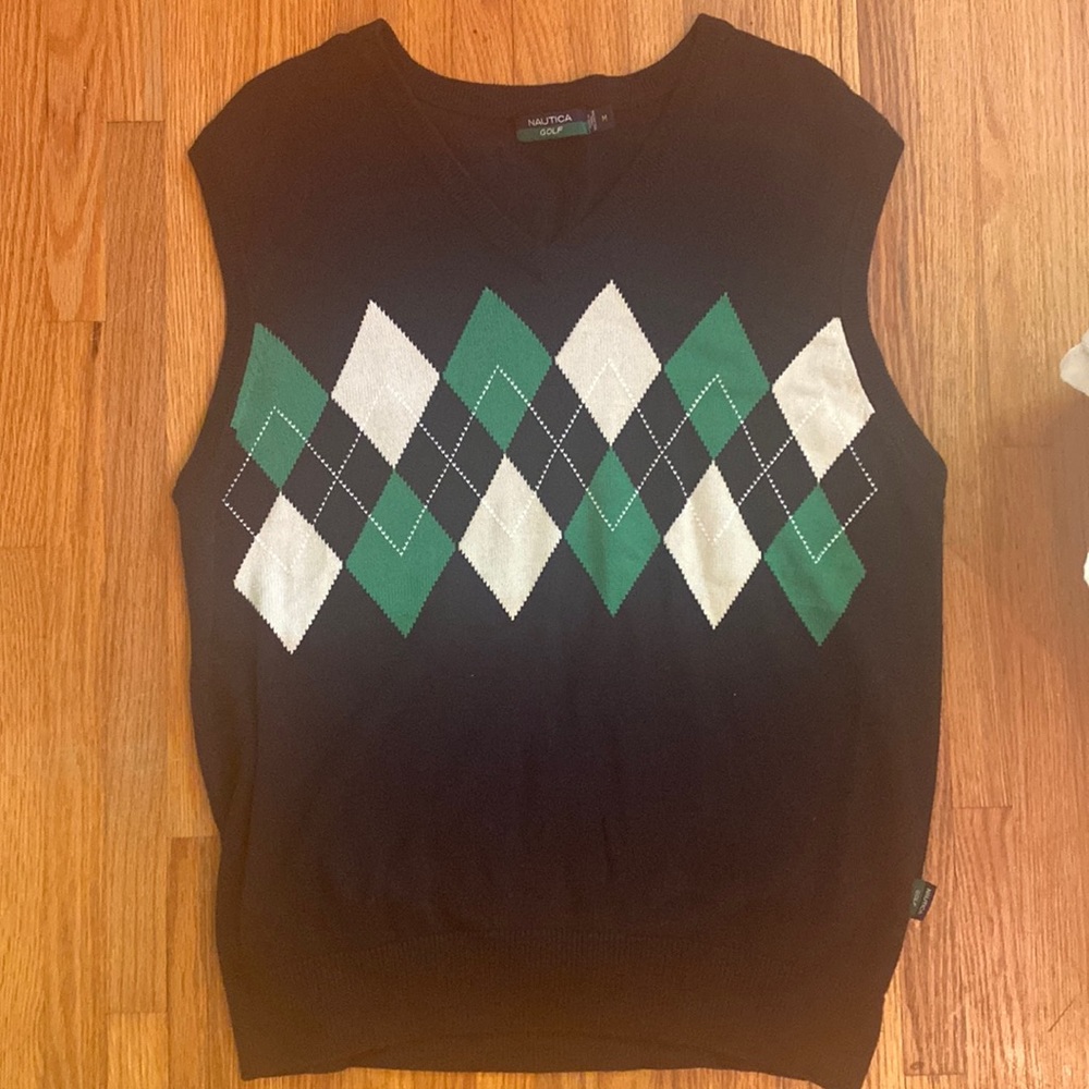 Argyle sweater vest